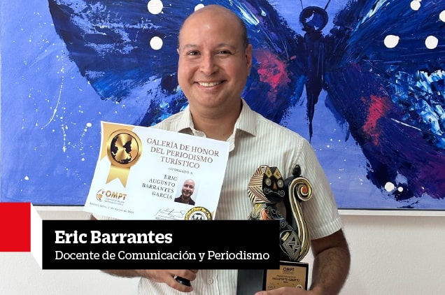 Docente UPCino es el primer peruano en integrar la Galería de Honor del Periodismo Turístico
