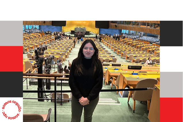 Estudiante de Economía y Negocios Internacionales en el Foro de la Juventud del ECOSOC 2025