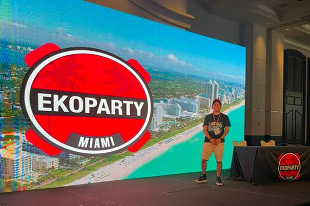 Egresado destaca en “Ekoparty Miami 2026”, evento clave de ciberseguridad