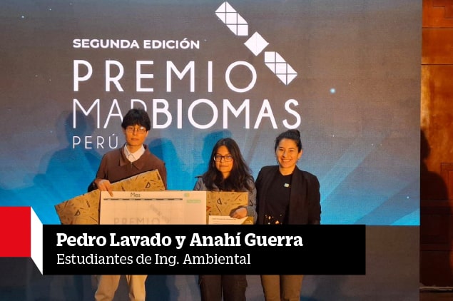 UPCinos de Ingeniería Ambiental obtienen el primer lugar en el Premio MapBiomas Perú 2025