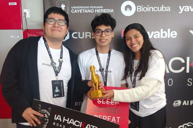UPCinos ganan IA Hackathon 2025 y representarán al Perú en Suiza